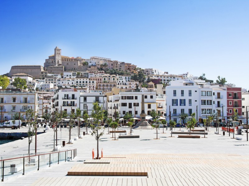 Dalt Vila oude stad Ibiza
